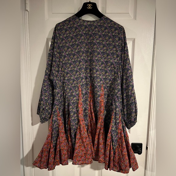 BNWT RHODE ELLA DRESS NAVY MOSAIC 
Floral Print Dress Size S *no belt* - Picture 11 of 14